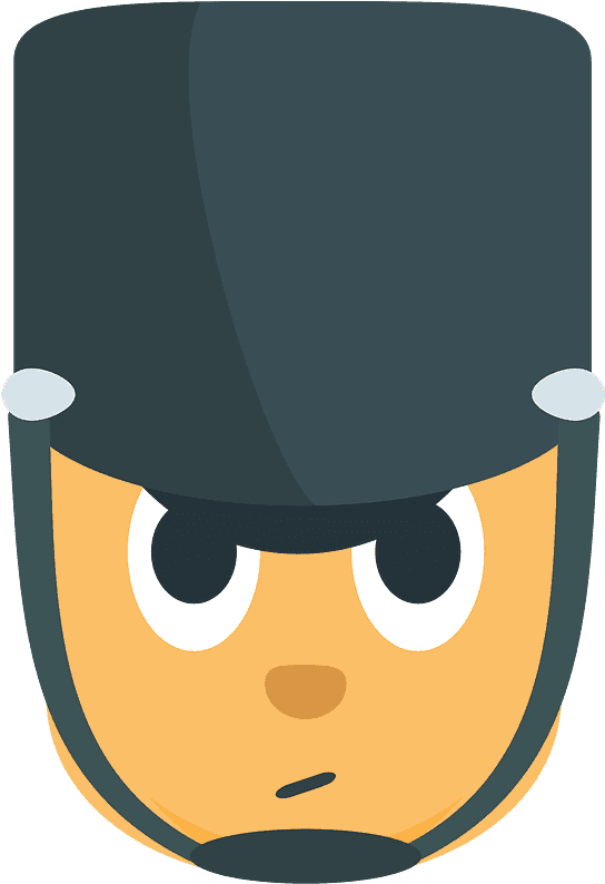 Guard Emoji Clipart - ایکون نگهبان - Png Download (800x800), Png Download
