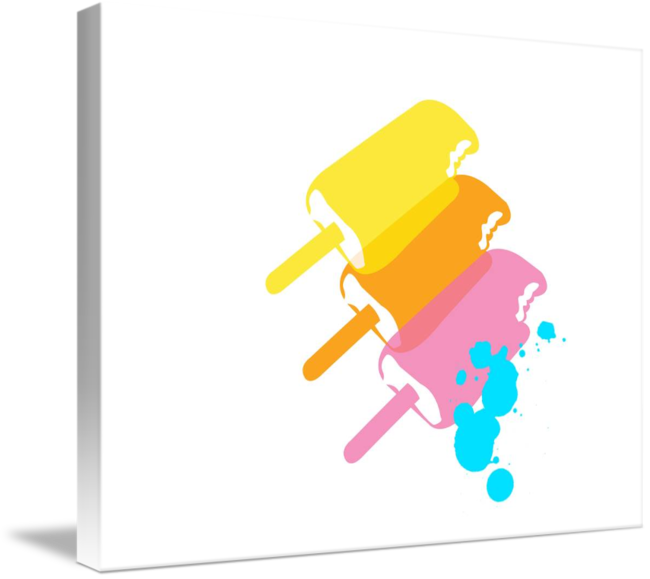 July Clipart Popcicles - Png Download (650x579), Png Download