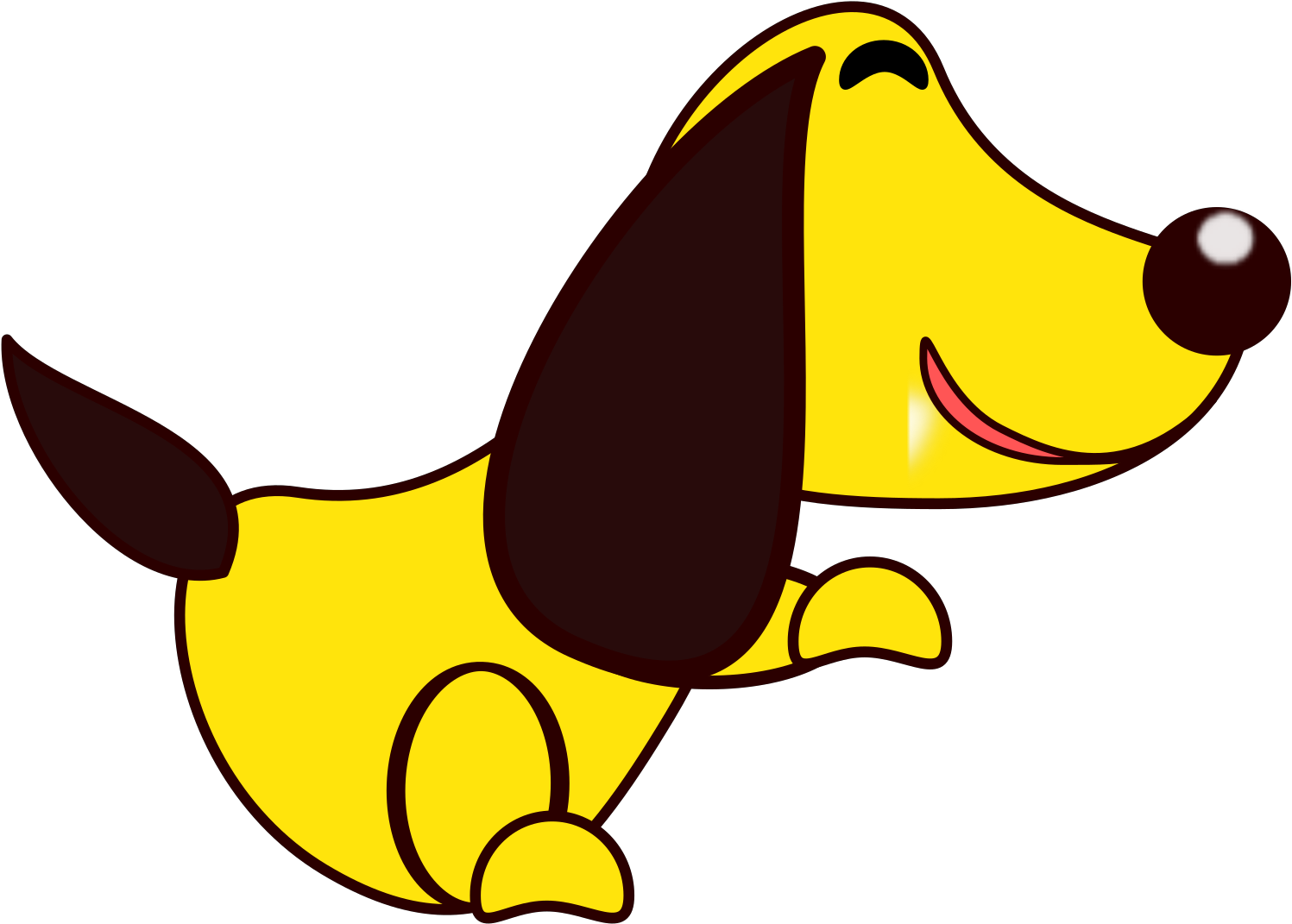 Cartoon Dog Clipart (1600x1600), Png Download