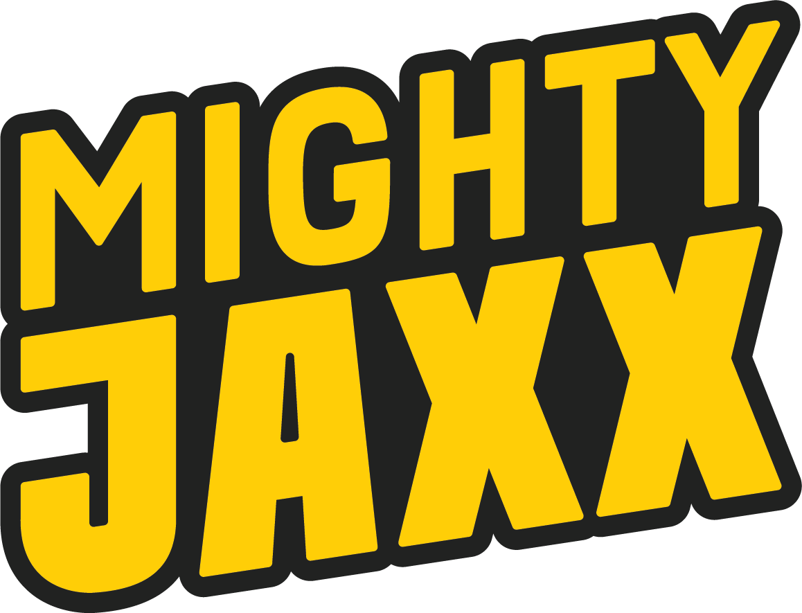 Mightyjaxx Logo Clipart (1158x885), Png Download