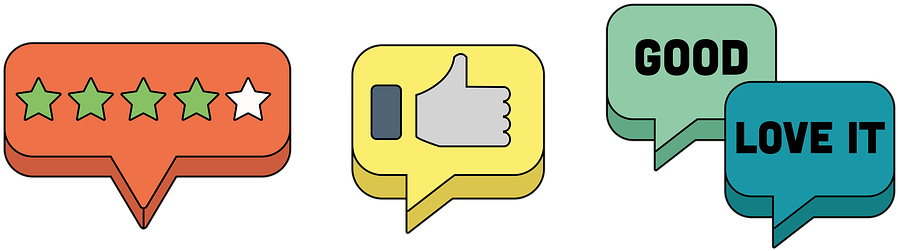 Customer Reviews And Feedback - Customers Reviews Clipart (960x353), Png Download