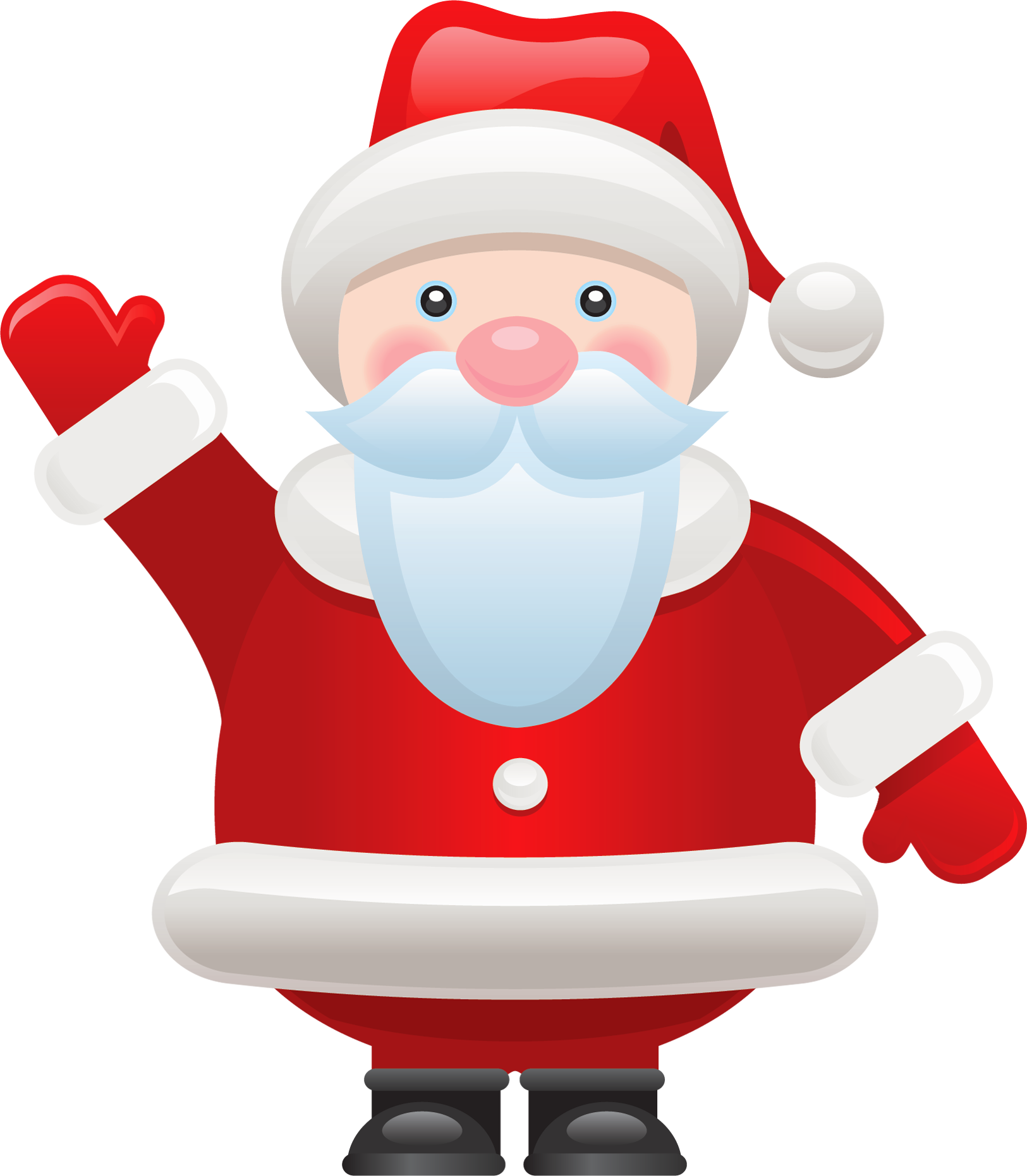Santa Claus Phoenixville Gift North Pole Christmas - Santa Claus Gif Png Clipart (1625x1860), Png Download