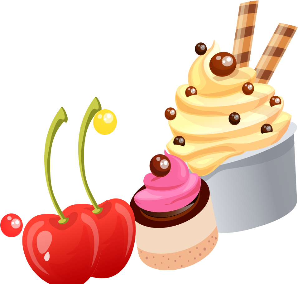 Ice Cream Waffle Fruit - Ice Cream Clipart (1130x909), Png Download