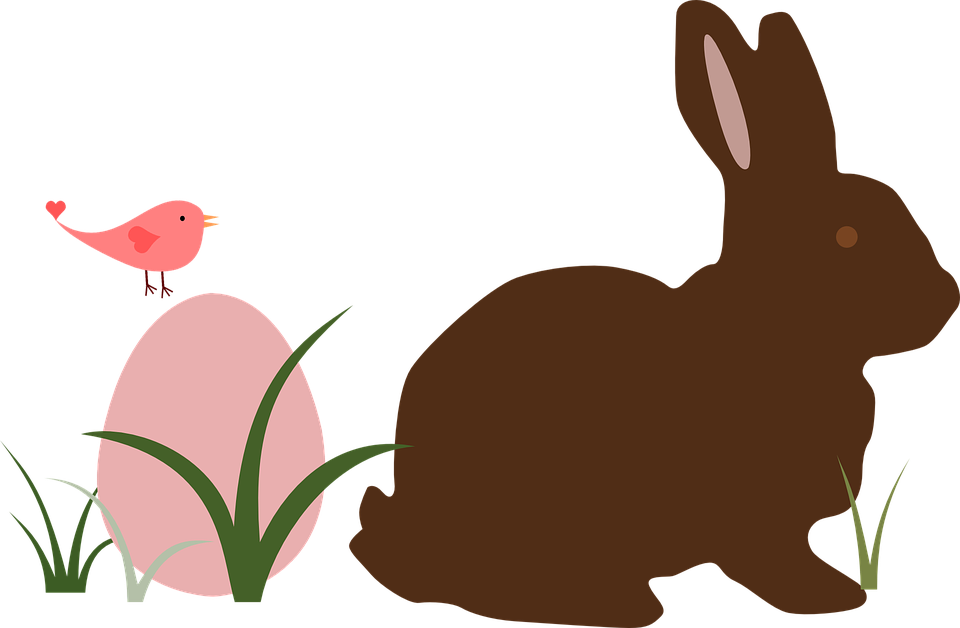 Clipart Transparent Background Easter Bunny - Png Download (960x628), Png Download