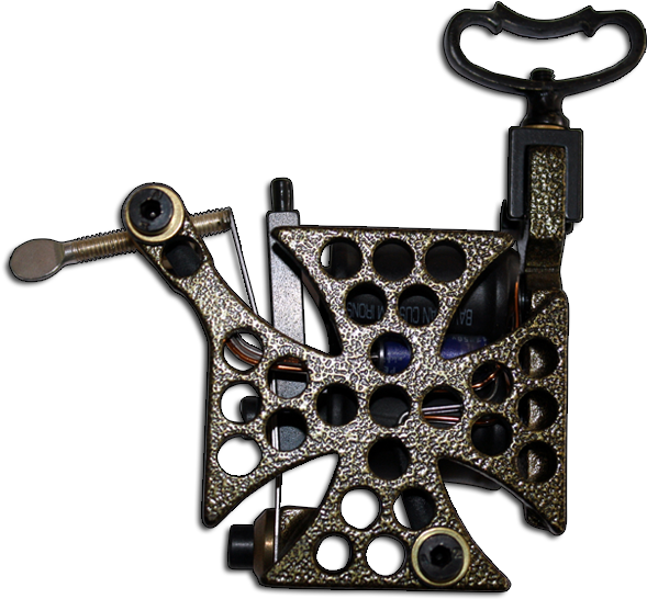 Iron Cross Tattoo Machine Swastika Quebec Tattoo Supply - Tattoo Machine Clipart (600x600), Png Download