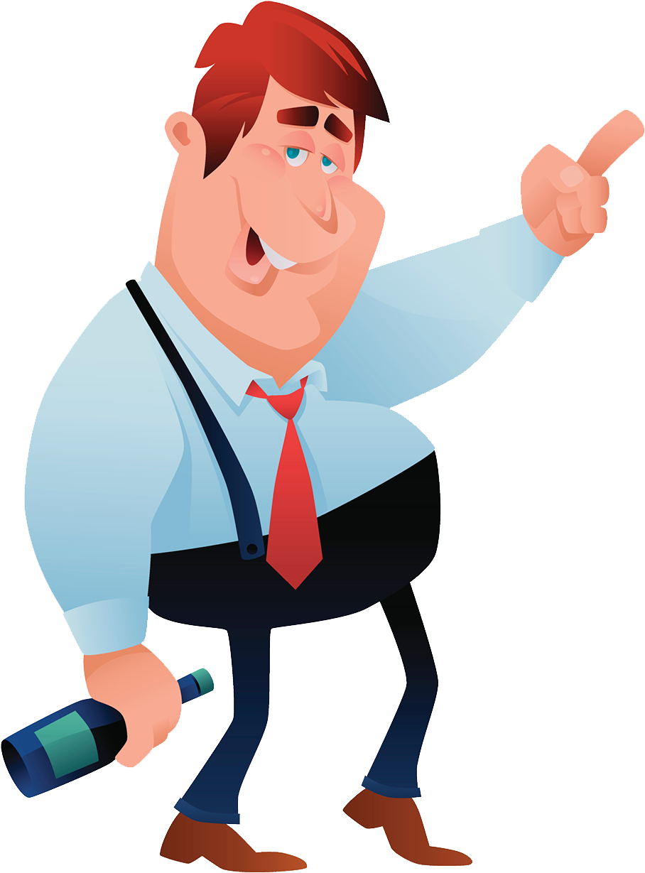 Drinking Clipart Binge Drinking - Drunk Png Transparent Png (908x1236), Png Download