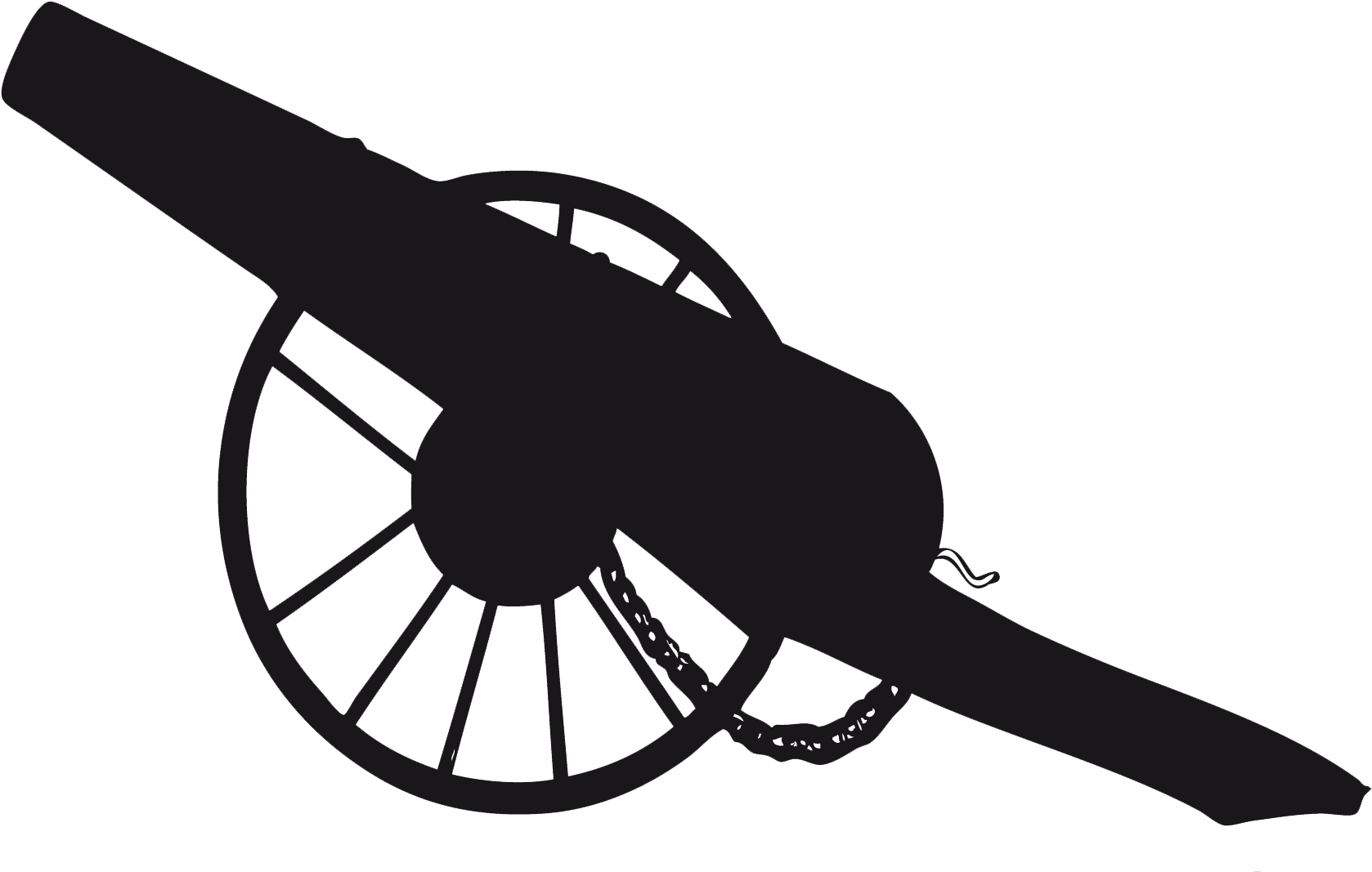 Civil War Cannon Clipart - Png Download (1833x1177), Png Download