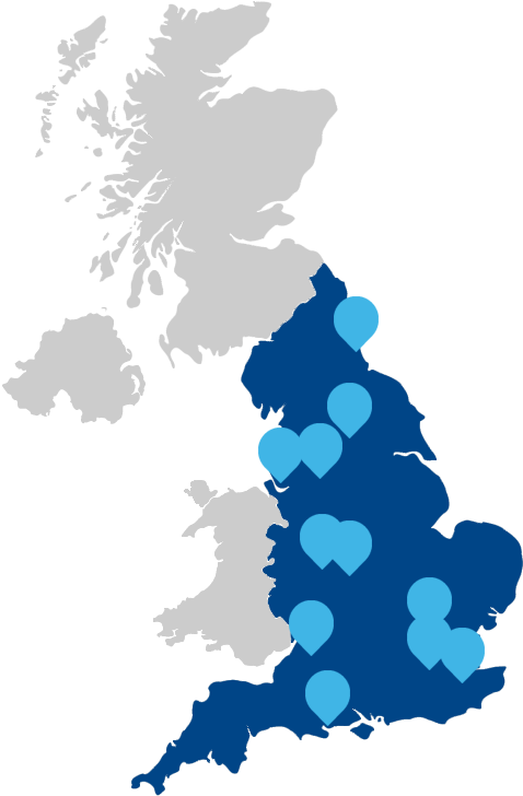 Waterlogic England - North East And Yorkshire Clipart (609x761), Png Download