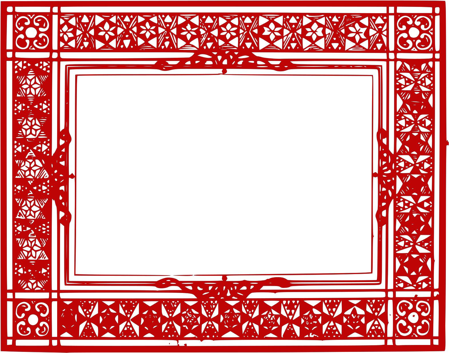 Red frame