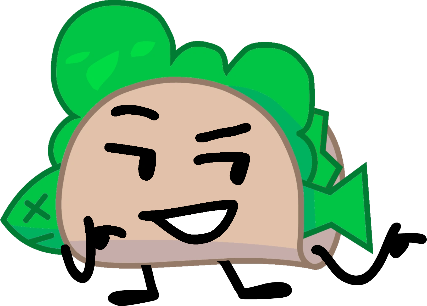 Bfb Crushed Wiki - Battle For Bfdi Taco Clipart (1631x1169), Png Download