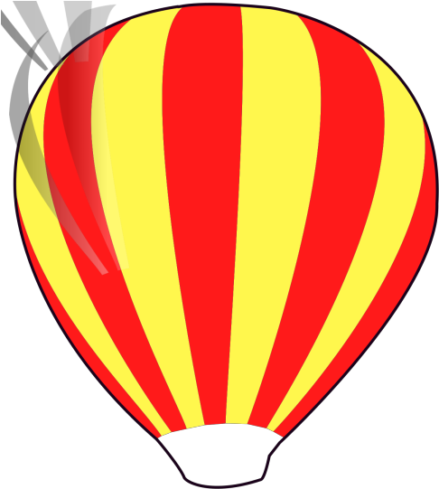 Hot Air Balloon Png Icons - Hot Air Balloon Clip Art Transparent Png (600x917), Png Download