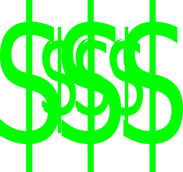 Free Money Sign Clipart Image Library Download Money - Graphic Design - Png Download (600x562), Png Download