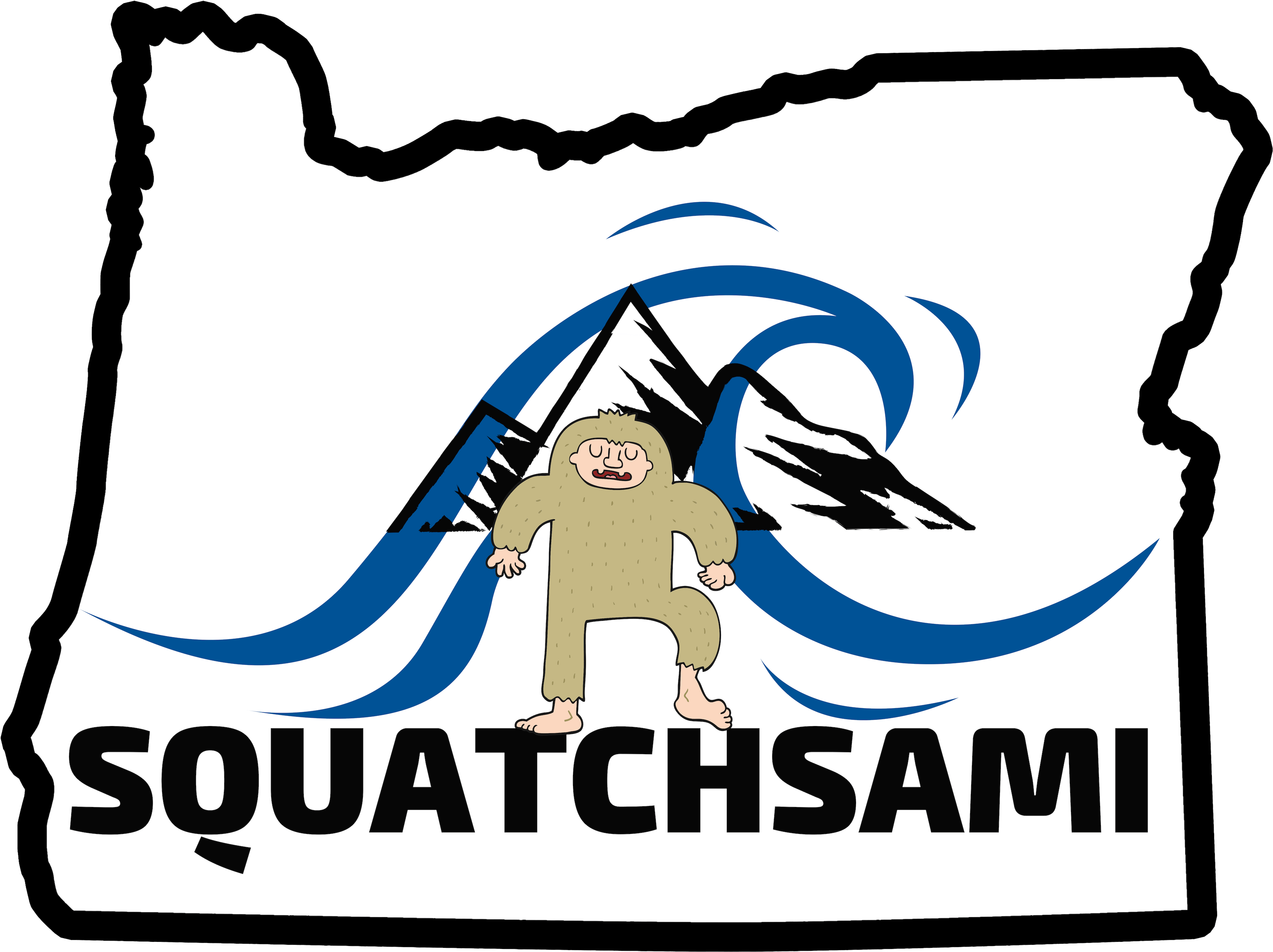 Squatchsami Clipart (3430x2756), Png Download