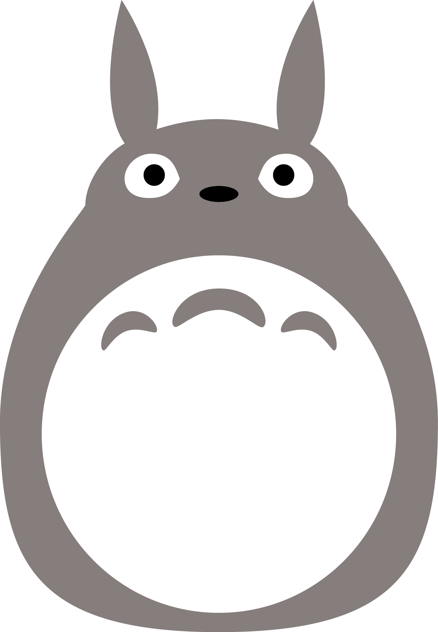Rotate Resize Tool Bus Drawing Totoro - Down Steal This Album Clipart (1446x2083), Png Download