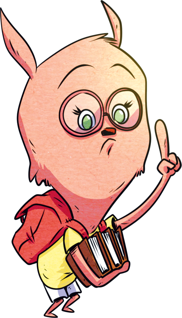 25 - Fact Fanatic - Cartoon Clipart (585x1023), Png Download