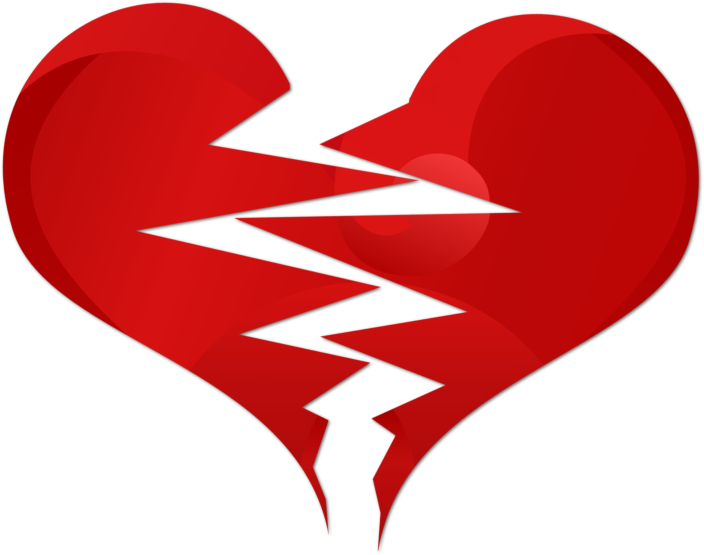 Transparent Shattered Heart Png Broken Heart Png Clipart Full Size