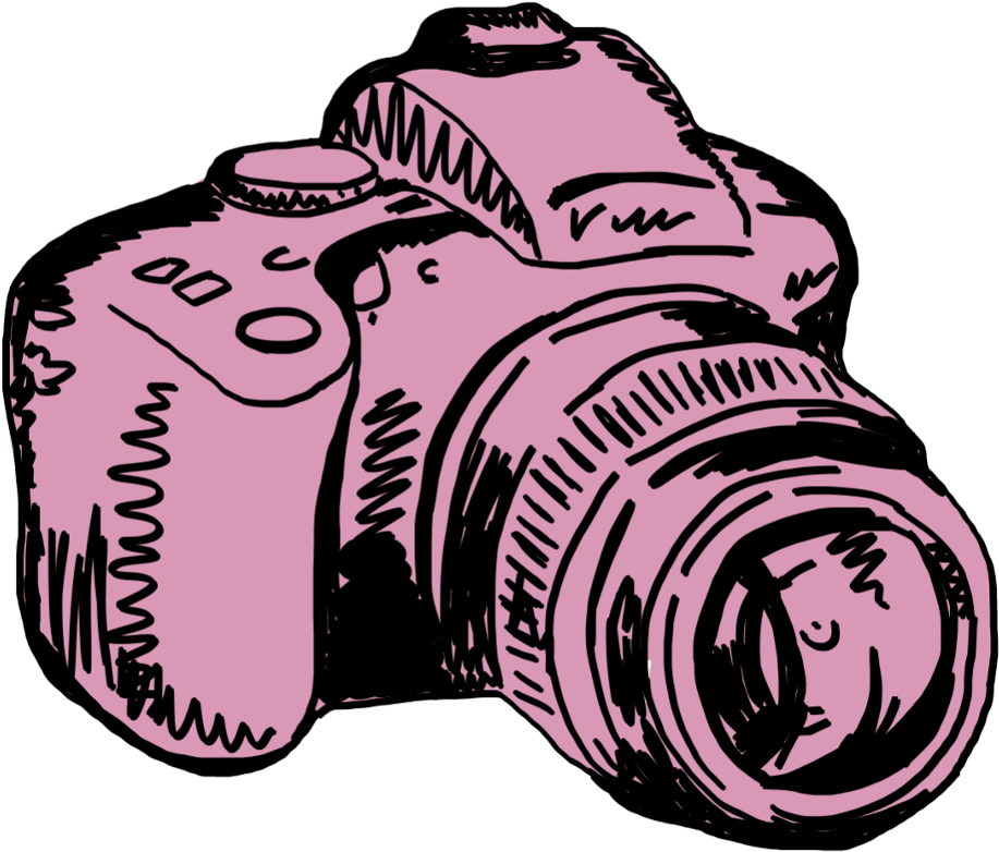 #camera #lightscameraaction #pink #reuse Clipart (1024x932), Png Download
