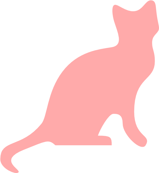 Clipart Feed Cat Png Free Stock Cat Game - Pink Cat Clipart Transparent Png (600x600), Png Download
