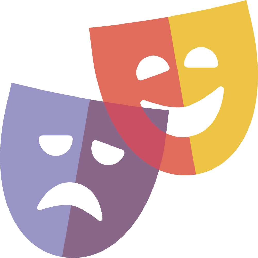 Nphs Theatre Newbury Park - Theatre Arts Clip Art - Png Download (1000x1000), Png Download