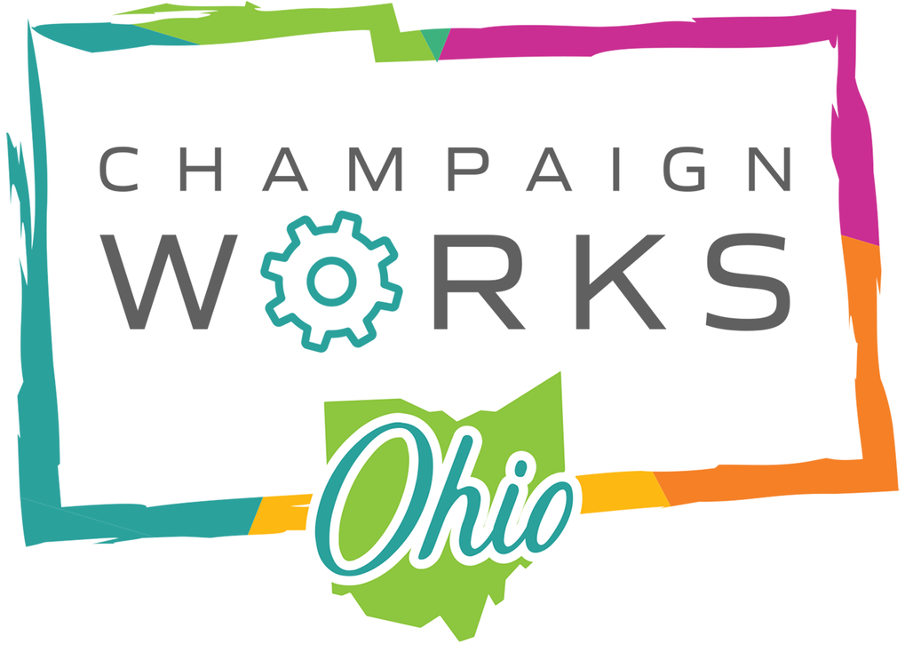 Champaign Works Website Logo Clipart (1100x733), Png Download