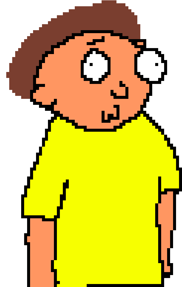 Transparent Morty Head Png Clipart (611x961), Png Download