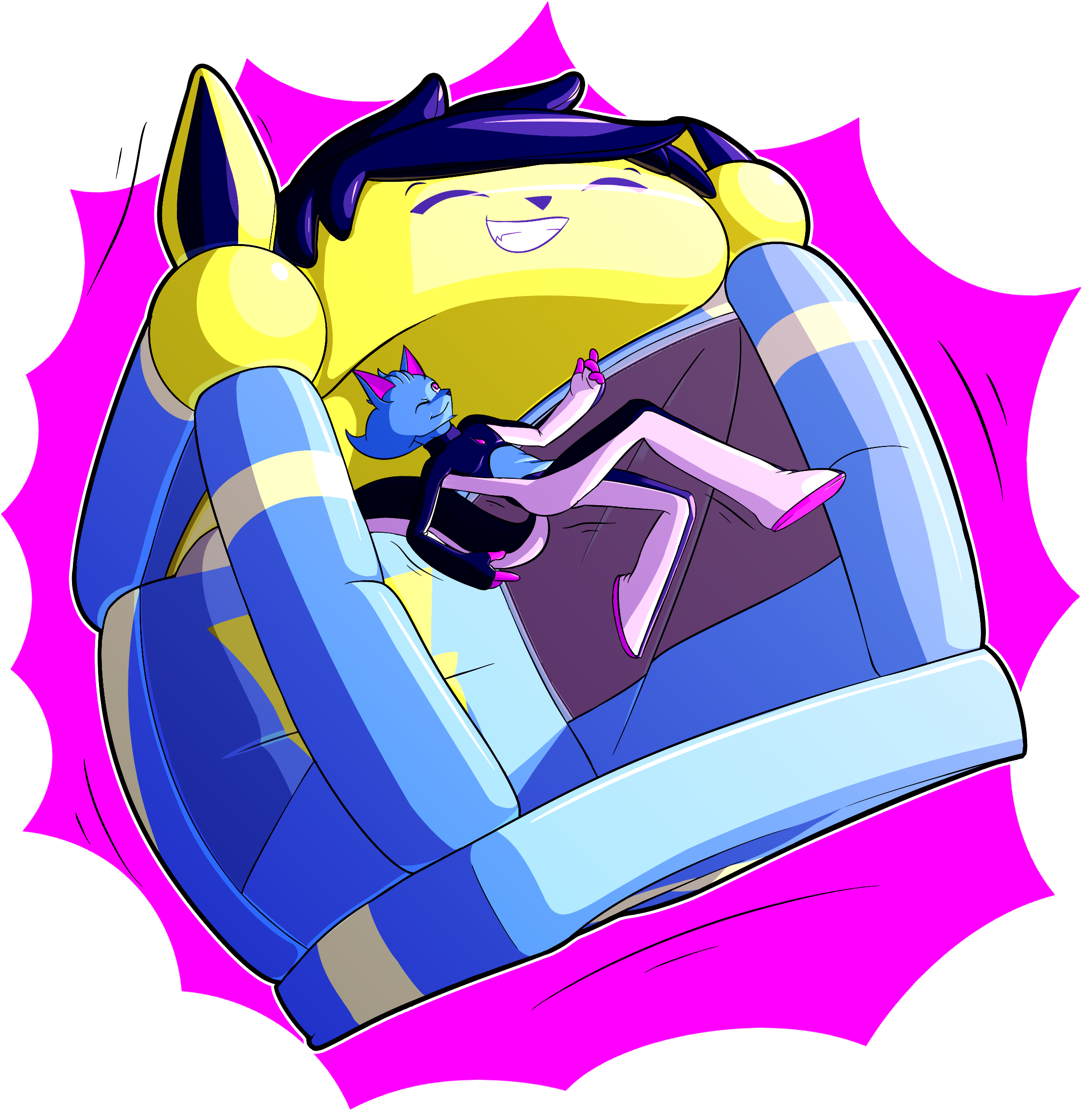 Elastijolt Bounce House Tf - Bounce House Tf Clipart (2392x2392), Png Download