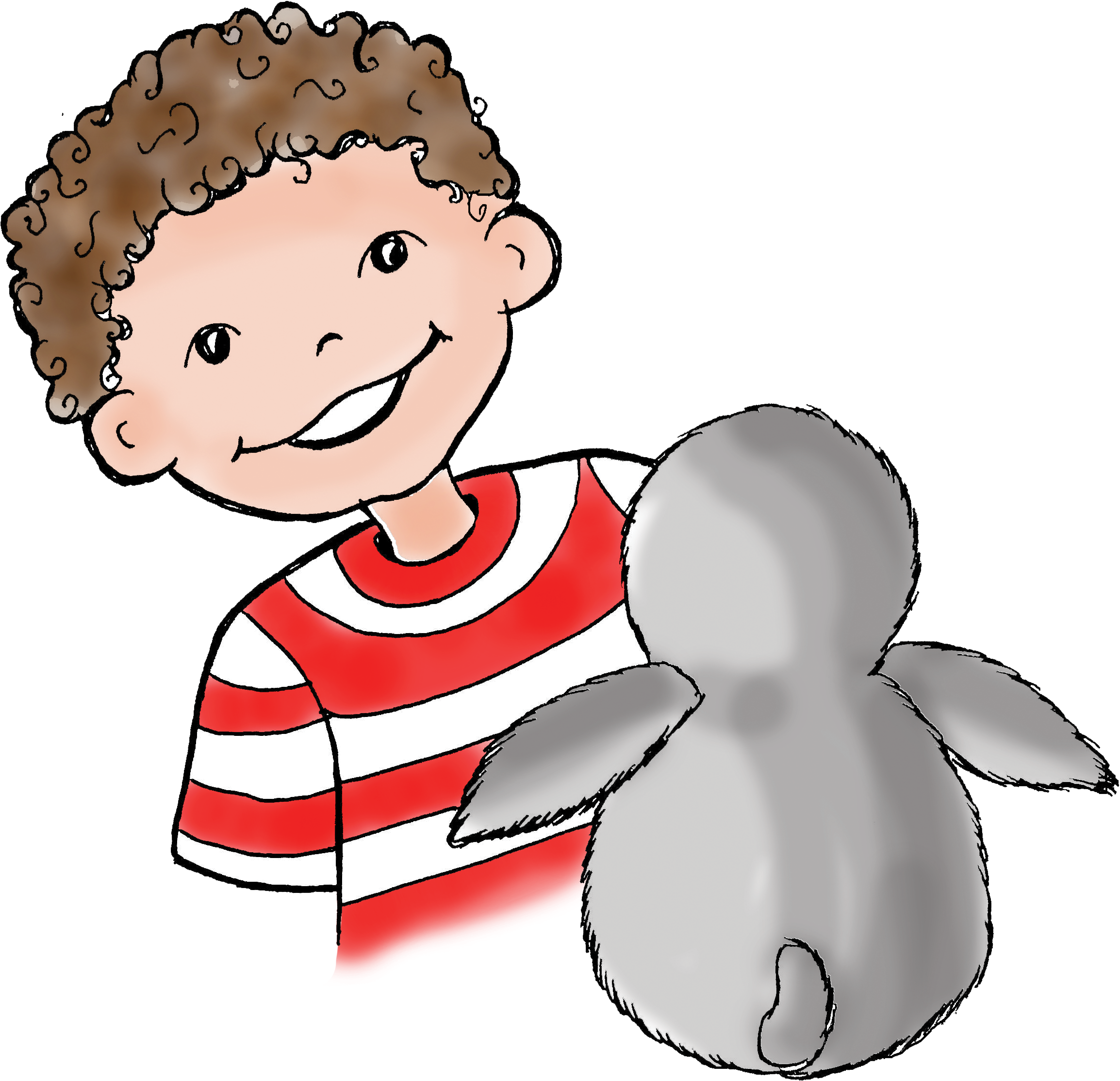 Shared Reading - Cartoon Clipart (2648x2354), Png Download