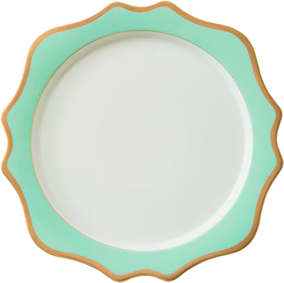 Rose Gold Charger Plates - Plate Clipart (990x990), Png Download