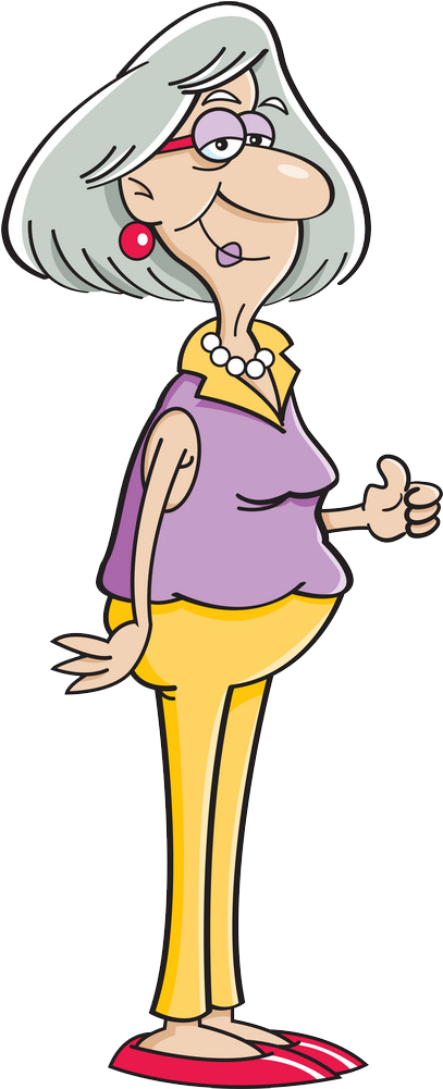 Woman Giving Thumbs Up Cartoon Clipart (700x1000), Png Download