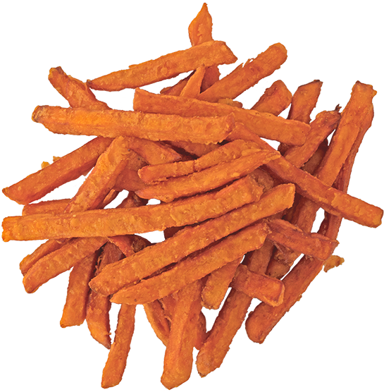 Sweet Potato Fries Png - Sweet Potato Fries Clipart Transparent Png (651x651), Png Download