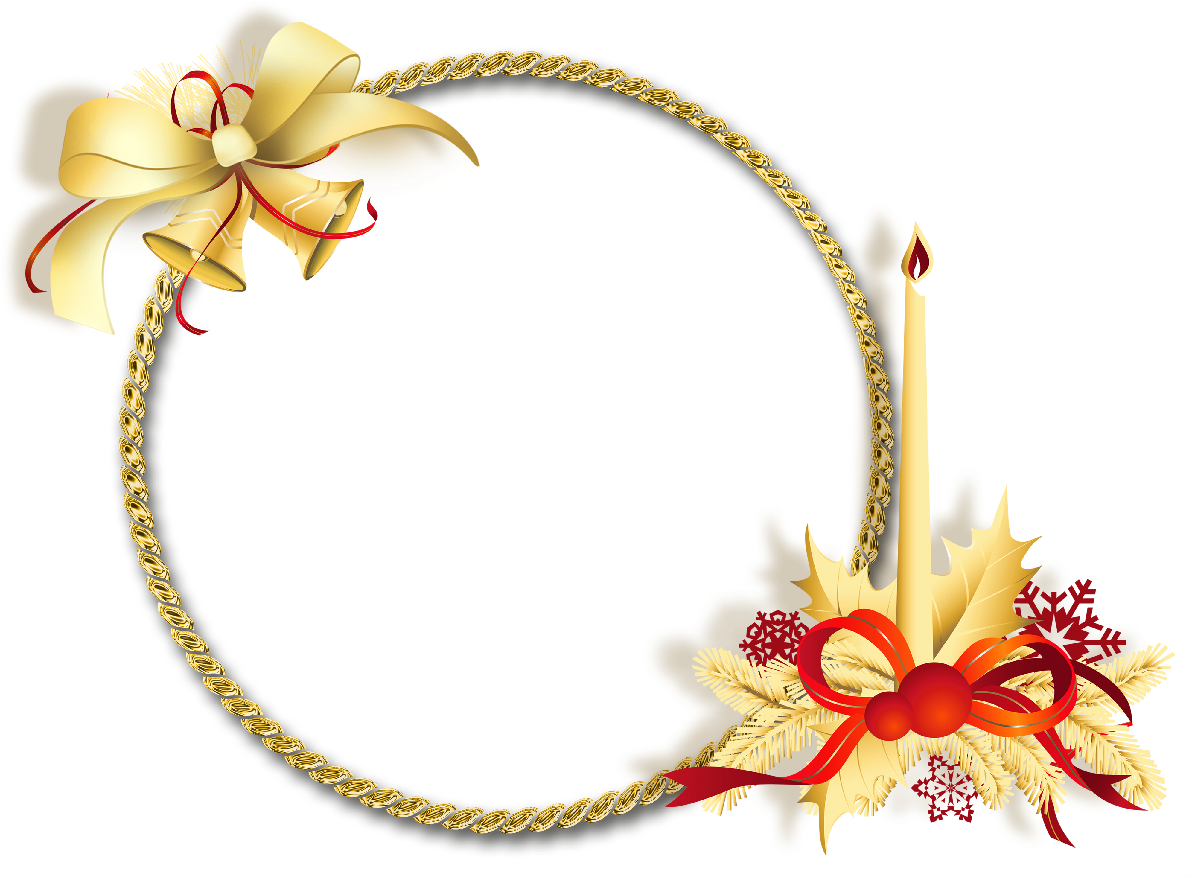 Celebrate Your Belated Birthday, Hd Png Download - Golden Frame Png Hd Clipart (3975x2942), Png Download