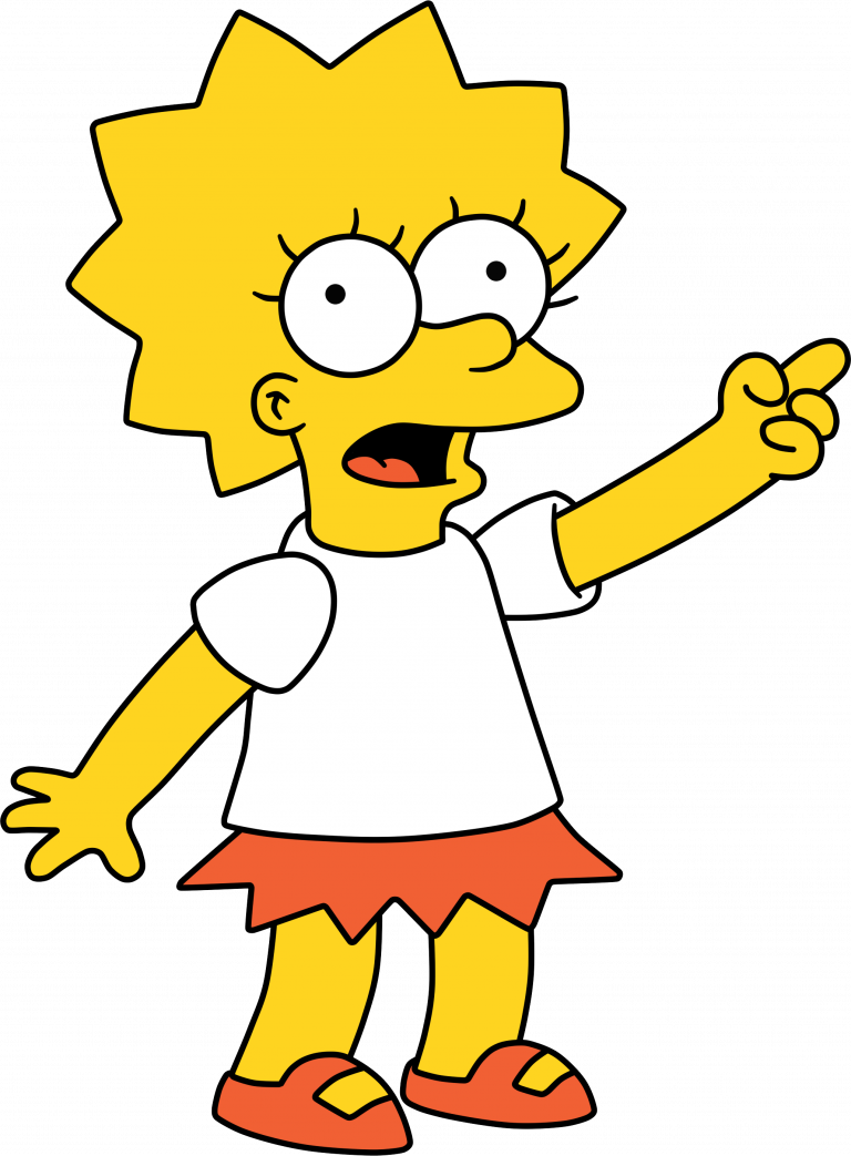Grab And Download Simpsons Png Clipart - Lisa Simpson Png Transparent (768x1043), Png Download