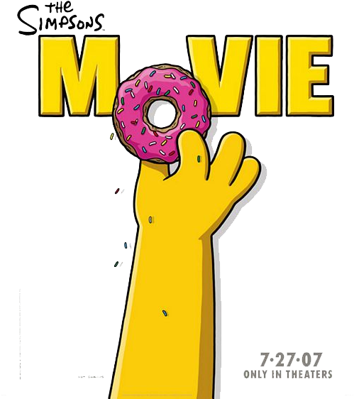 The Simpsons Movie Png File - Simpsons Movie Movie Poster Clipart (506x755), Png Download