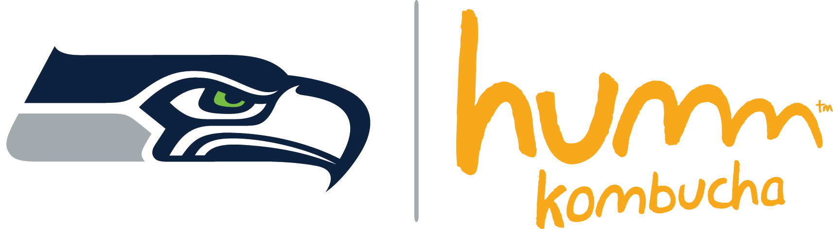 Seattle Seahawks And Humm Kombucha - Seattle Seahawks Clipart (1713x472), Png Download