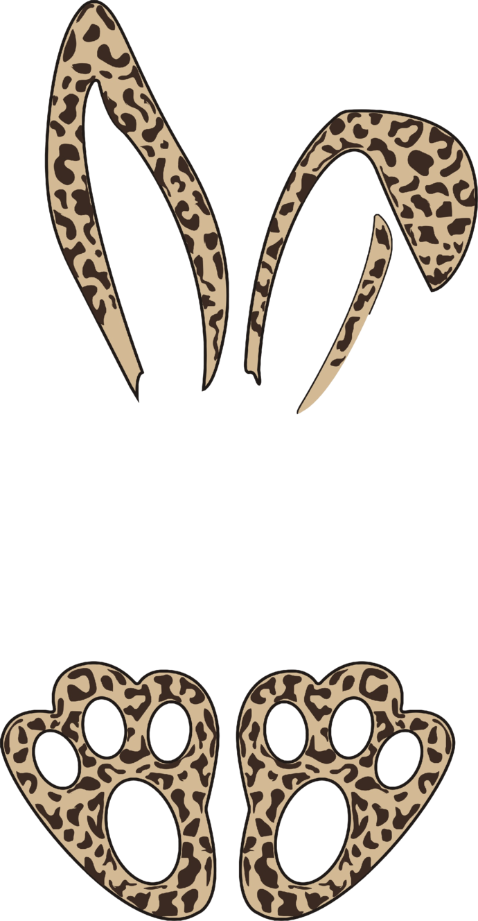 Bunny Ears With Flowers Clipart - Full Size Clipart (#5731294) - PinClipart