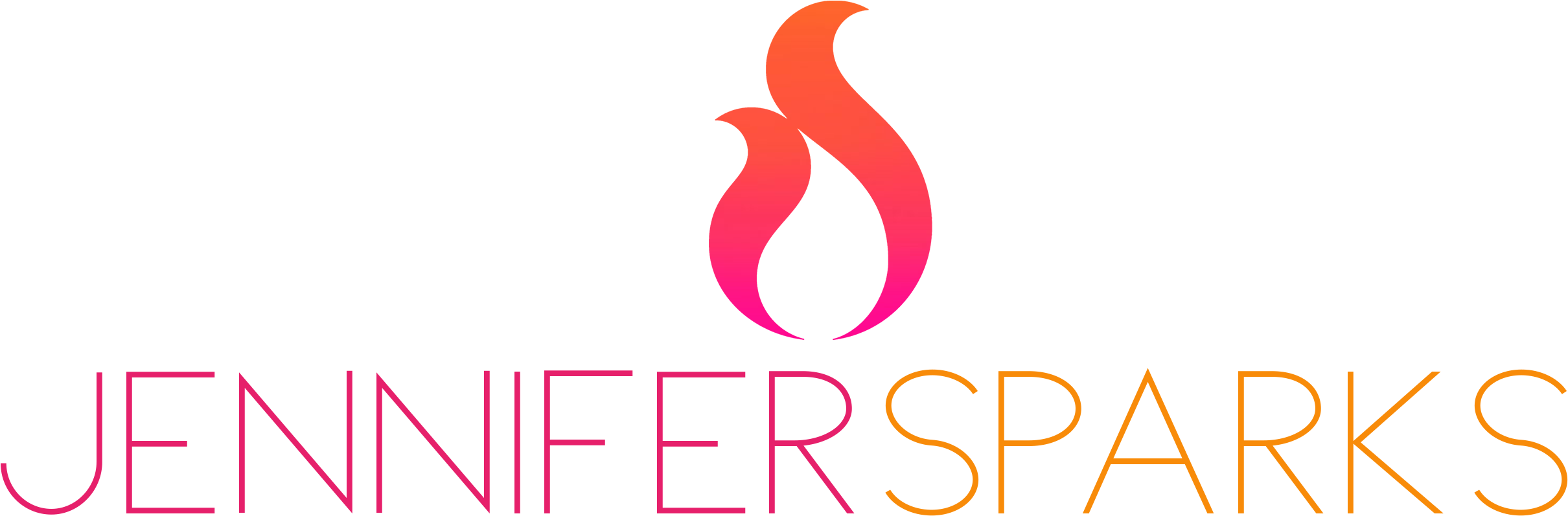 Jennifer Sparks Logo - Calligraphy Clipart (3000x963), Png Download