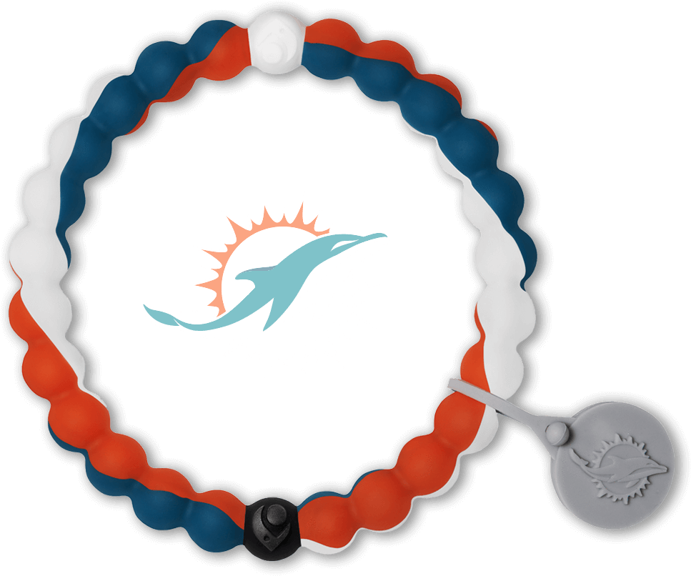 Miami Dolphins Lokai - Miami Dolphins Lokai Bracelet Clipart (1080x1080), Png Download