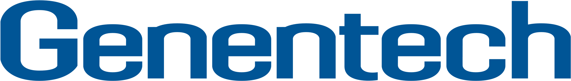 Genentech Logo Png Clipart (2000x286), Png Download