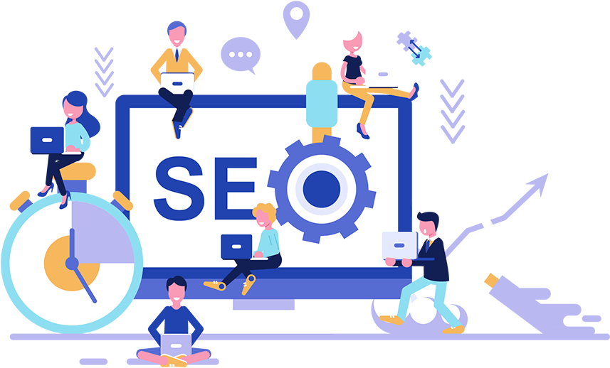 Digital Marketing Websites In India Clipart (874x517), Png Download