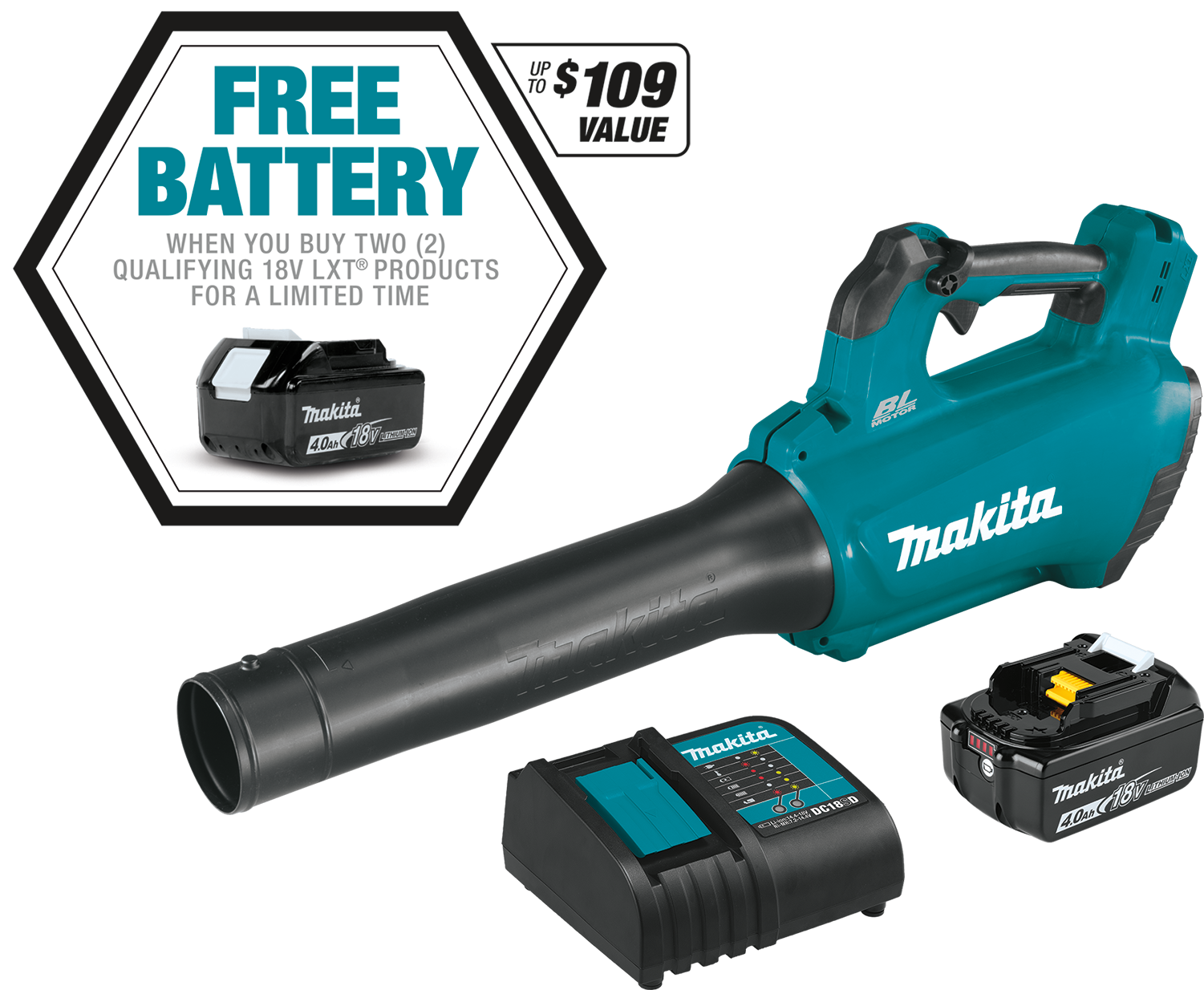 Xbu03sm1 - Makita Blower Cordless Clipart (1500x1500), Png Download
