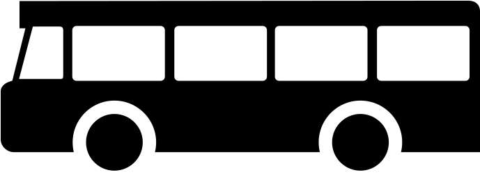 Bus Red Circle Sign Clipart (786x931), Png Download