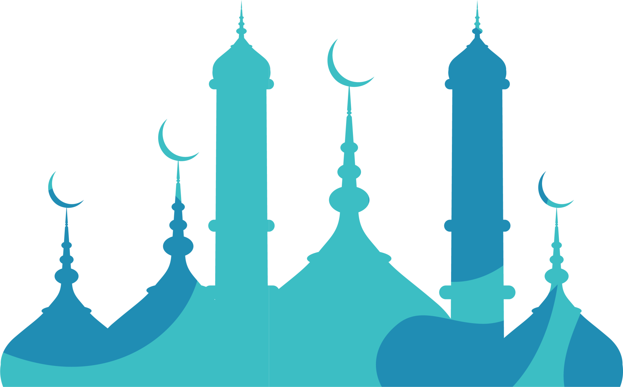 Blue 12 Al-awwal Painted Of Al Medina Clipart - Rabi Ul Awal Png Transparent Png (2000x1243), Png Download