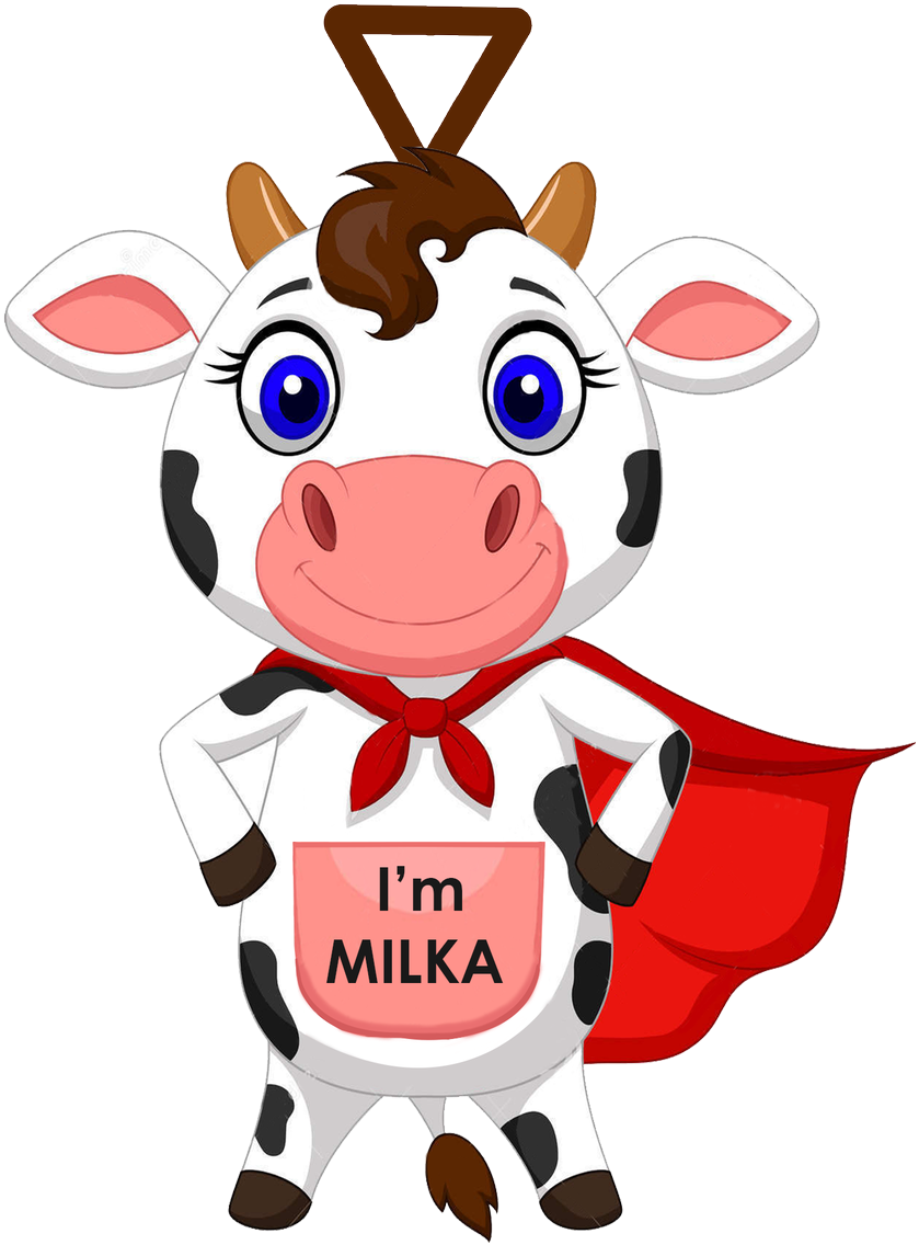 Vaca Superheroe Clipart (1200x1200), Png Download