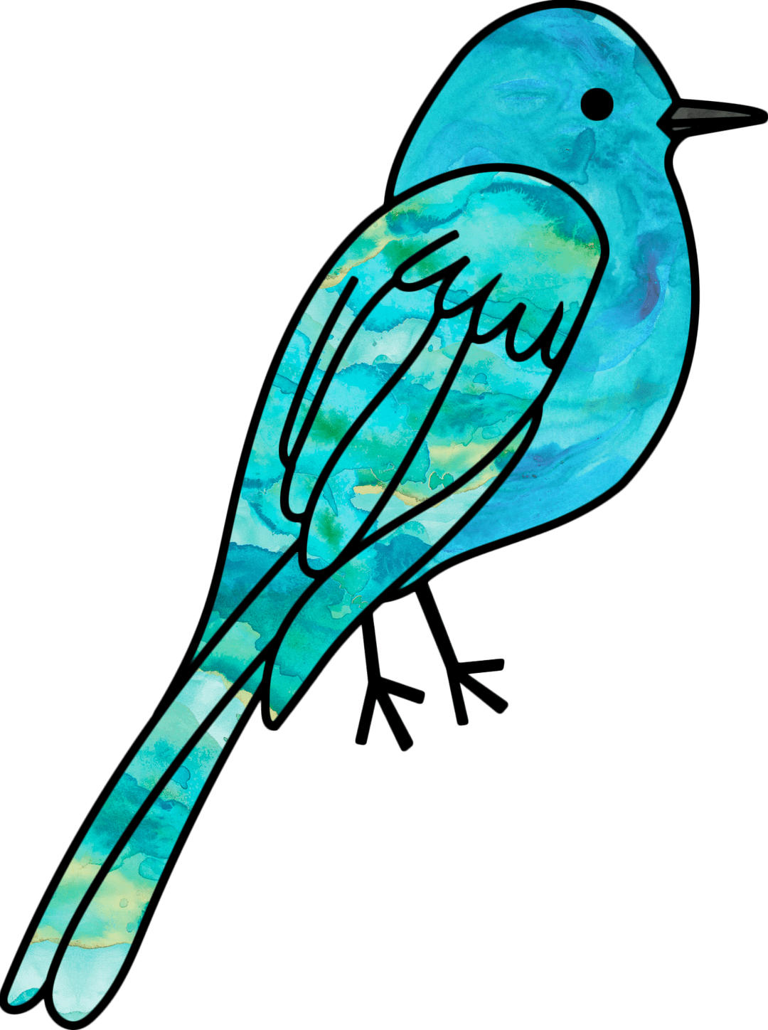 Outdoor Nature Preschool Programs - Mountain Bluebird Clipart (1080x1448), Png Download
