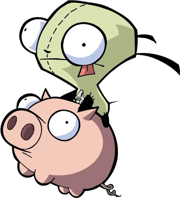 [ron - Oso] - Invader Zim Pig Clipart (790x785), Png Download