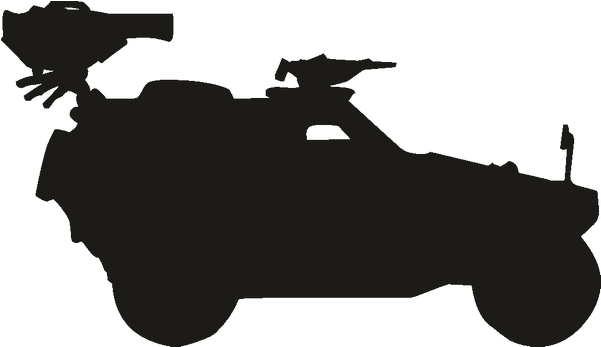 Jeep Wrangler Car Humvee Wall Decal - Army Silhouette Jeep Clipart (800x800), Png Download