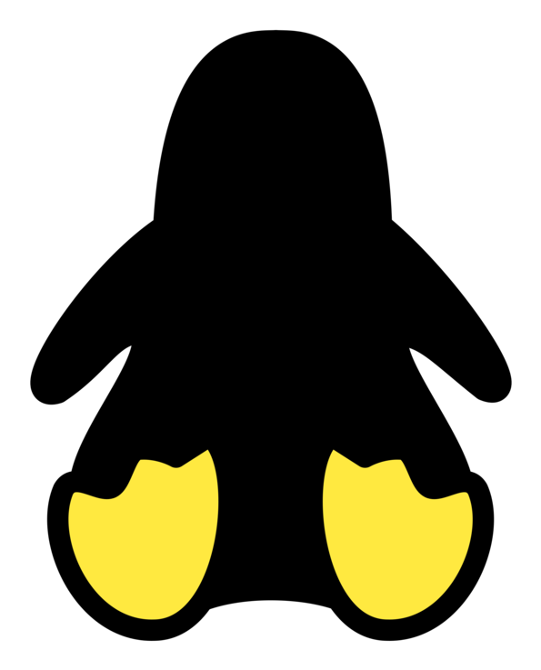 Flightless Bird,silhouette,wing - Cartoon Clipart (750x750), Png Download