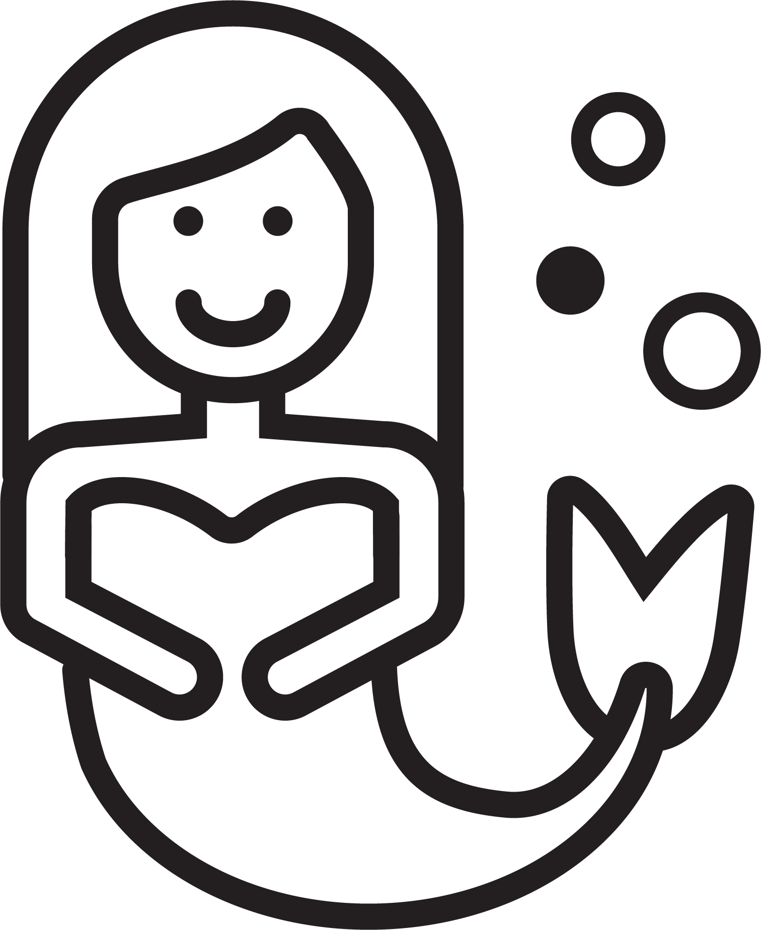 Apron Clipart Black And White - Png Download (1512x1848), Png Download