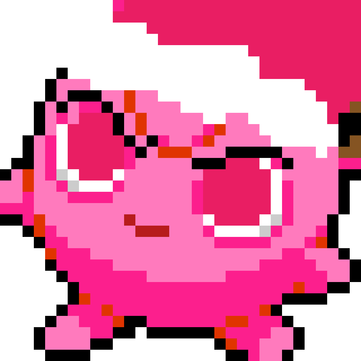 Jigglypuff Pixel Art Clipart (1184x1184), Png Download