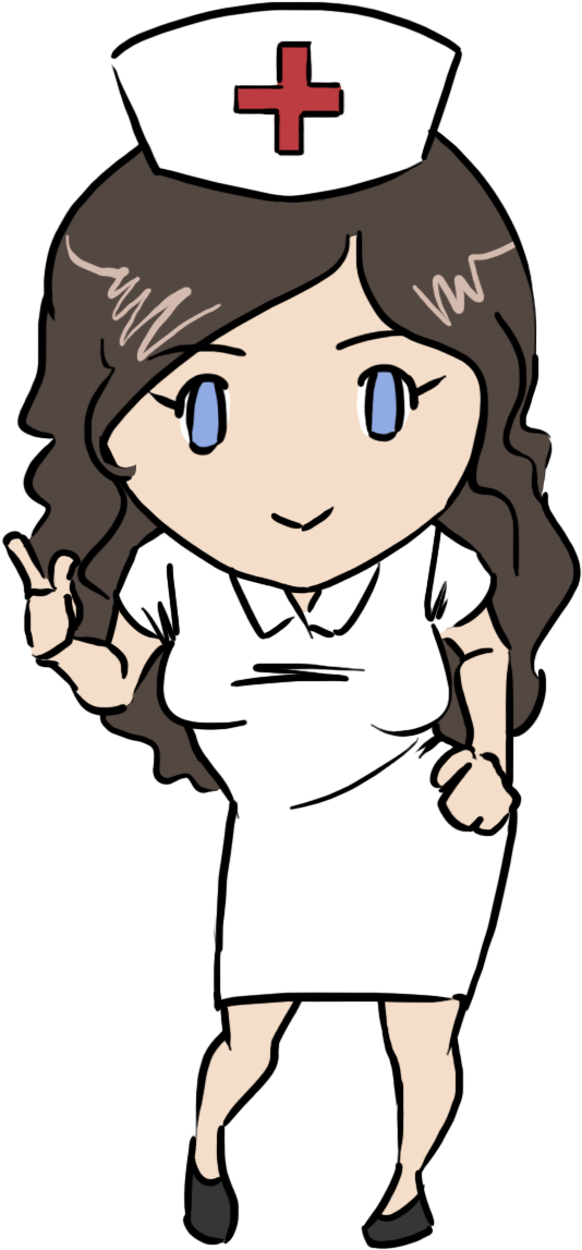 Transparent Vaccine Clipart - Nurse Practitioner Clip Art - Png Download (534x1147), Png Download